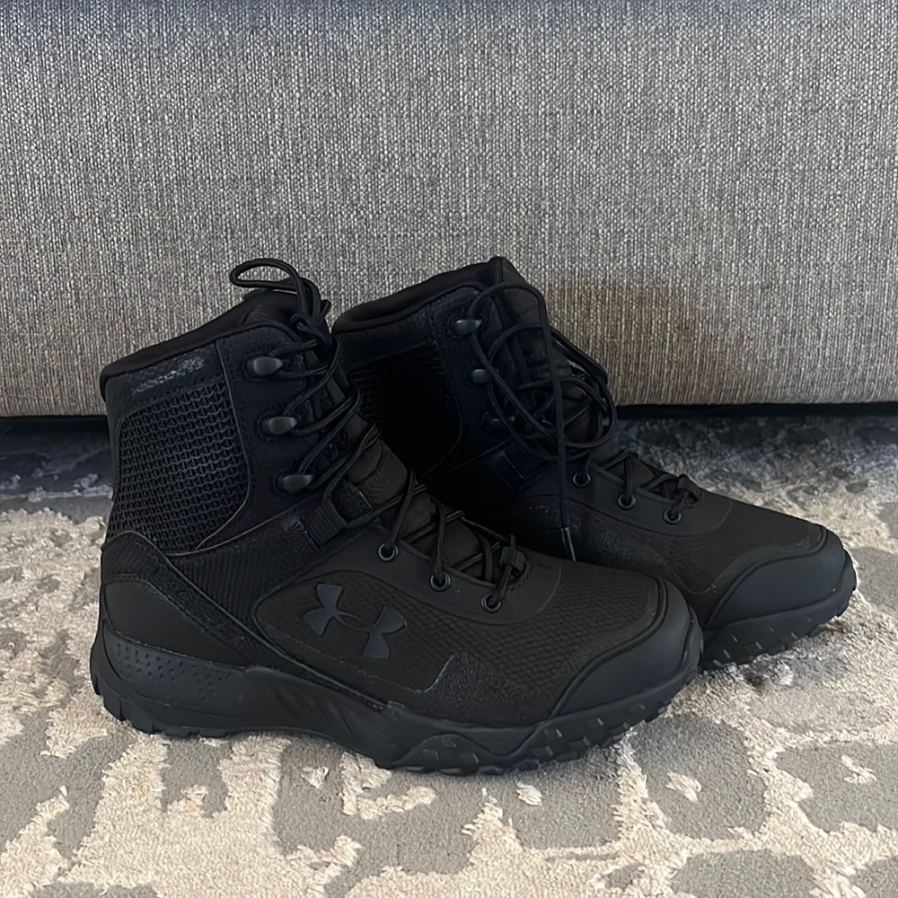 NEW Under Armour UA Valsetz 1.5 Black Tactical Boots Size 6